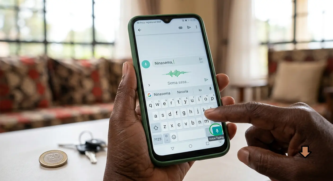 Voice-to-Text Guide: Type Without Typing for Kenyan Seniors